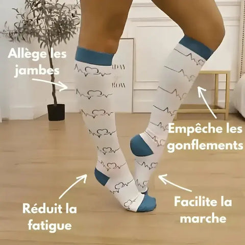 Chaussettes de compression